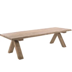 Gescova Gartentisch Longford - recyceltes Teakholz - 300x100x77 cm -