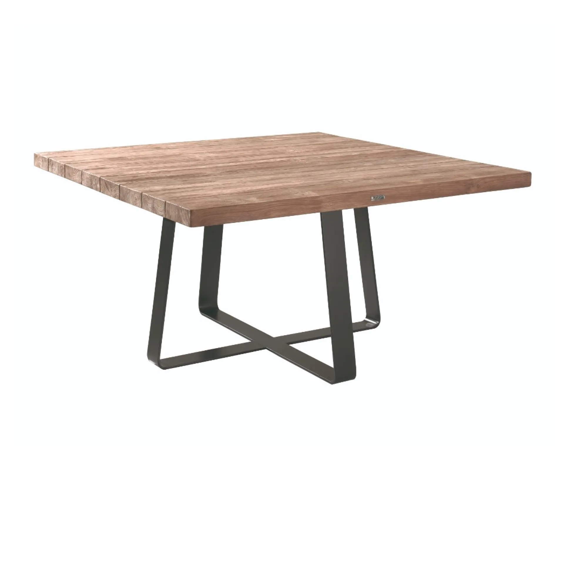 Gescova Gartentisch Margarite - Teakholz & Eisen - 150x150 cm -
