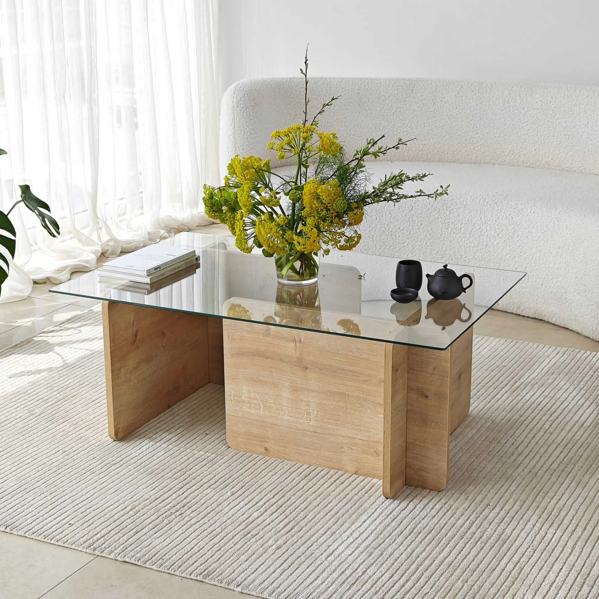 Emob Giona Couchtisch | 100 % MELAMIN | Saphir