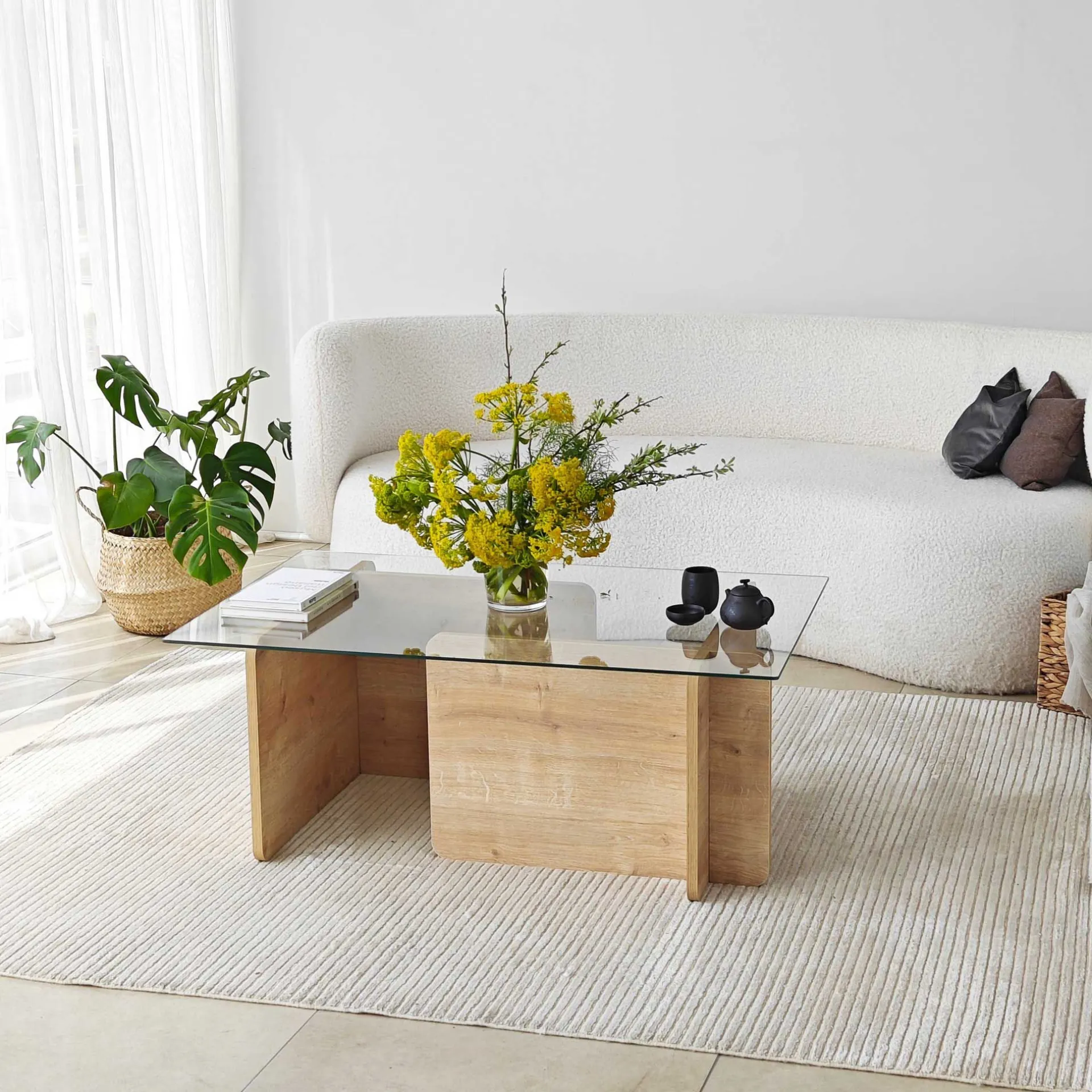 Emob Giona Couchtisch | 100 % MELAMIN | Saphir