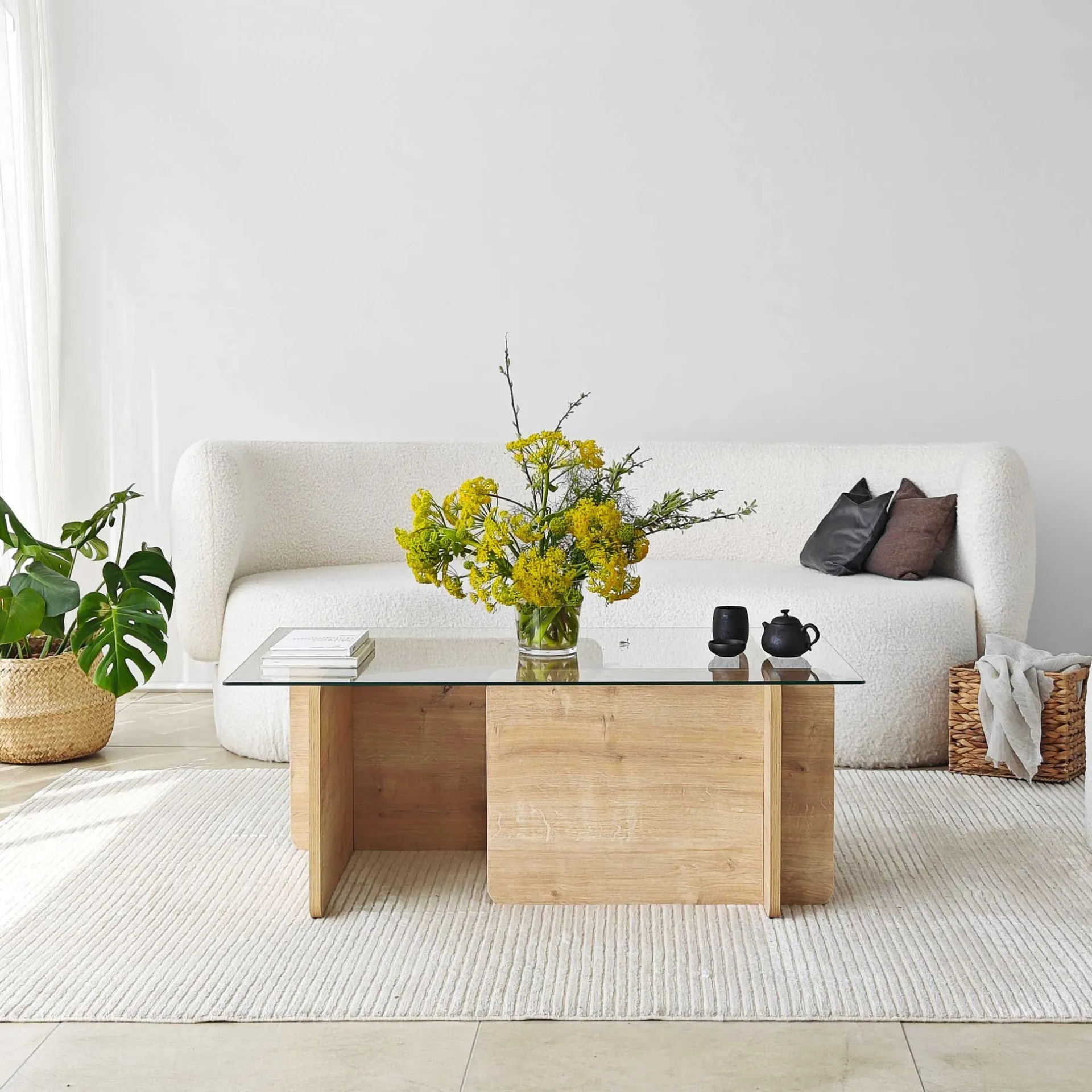 Emob Giona Couchtisch | 100 % MELAMIN | Saphir