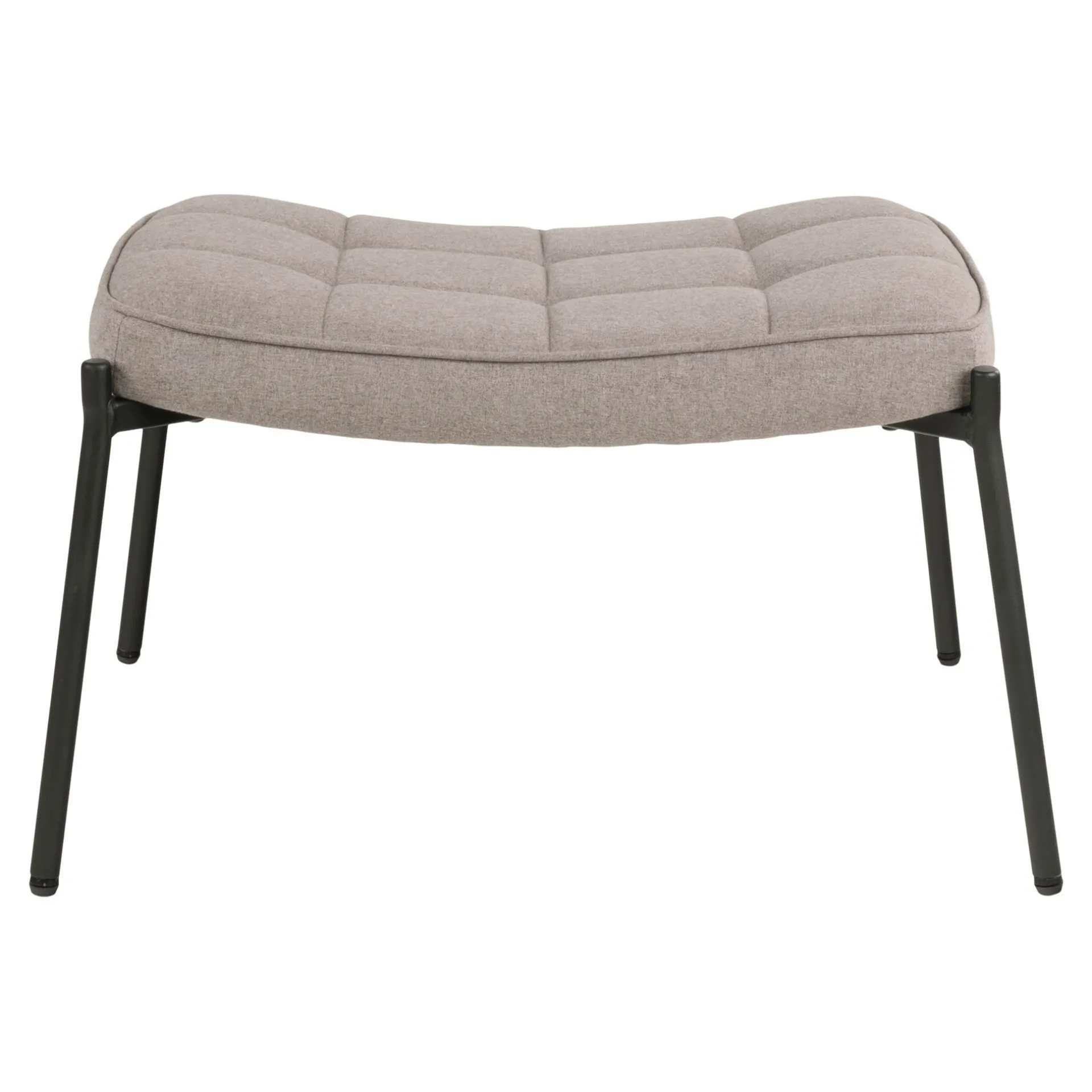 House Nordic Glasgow Fußhocker - 41x61x36cm - stein