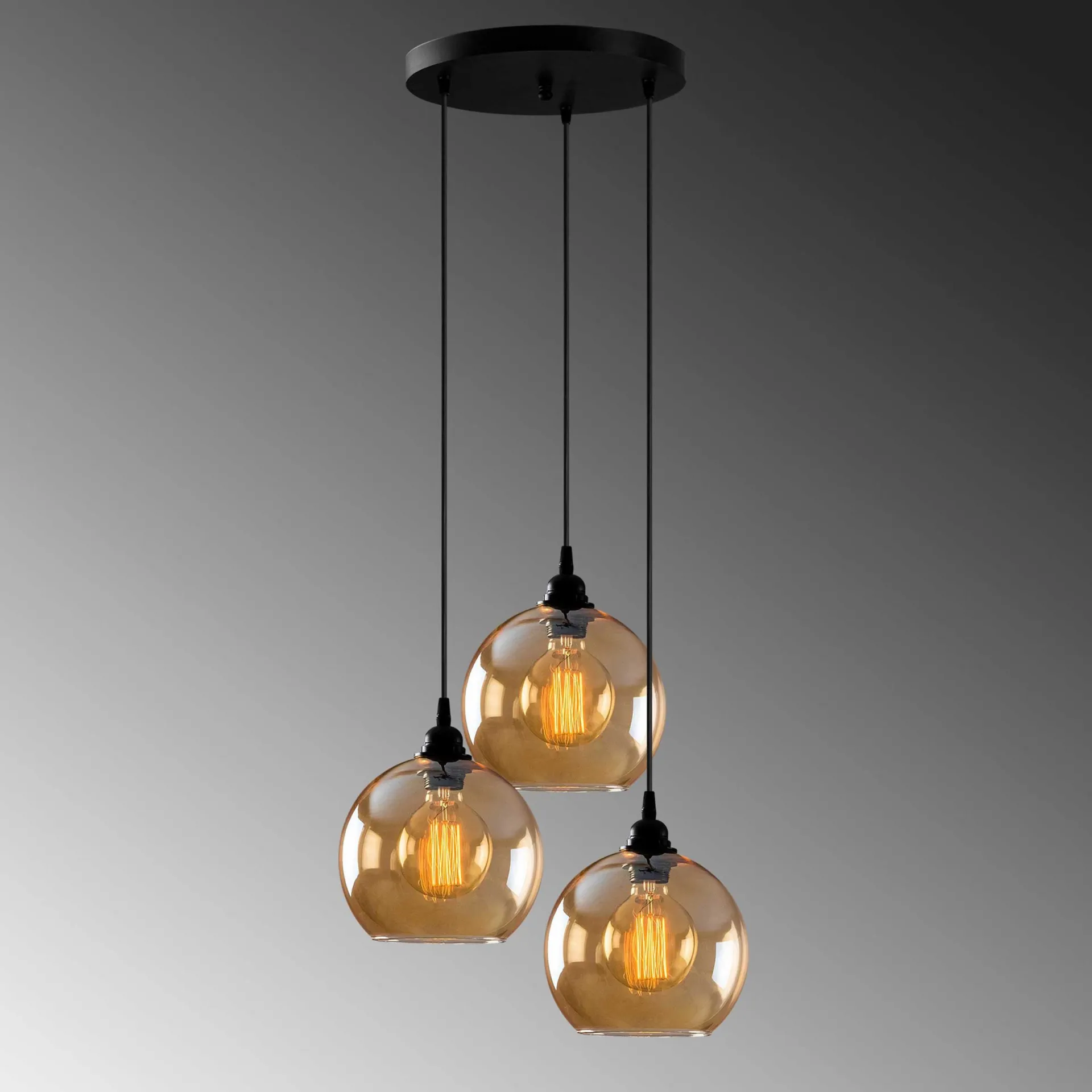Emob Gold Kronleuchter | METALLGEHÄUSE | Gold, Schwarz