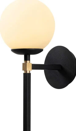 Emob Gondol Wandleuchte | METALLGEHÄUSE | Schwarz, Weiß
