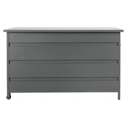 House Nordic e Aluminium Cassis-Kissenbox - Medium 130x60x75 cm