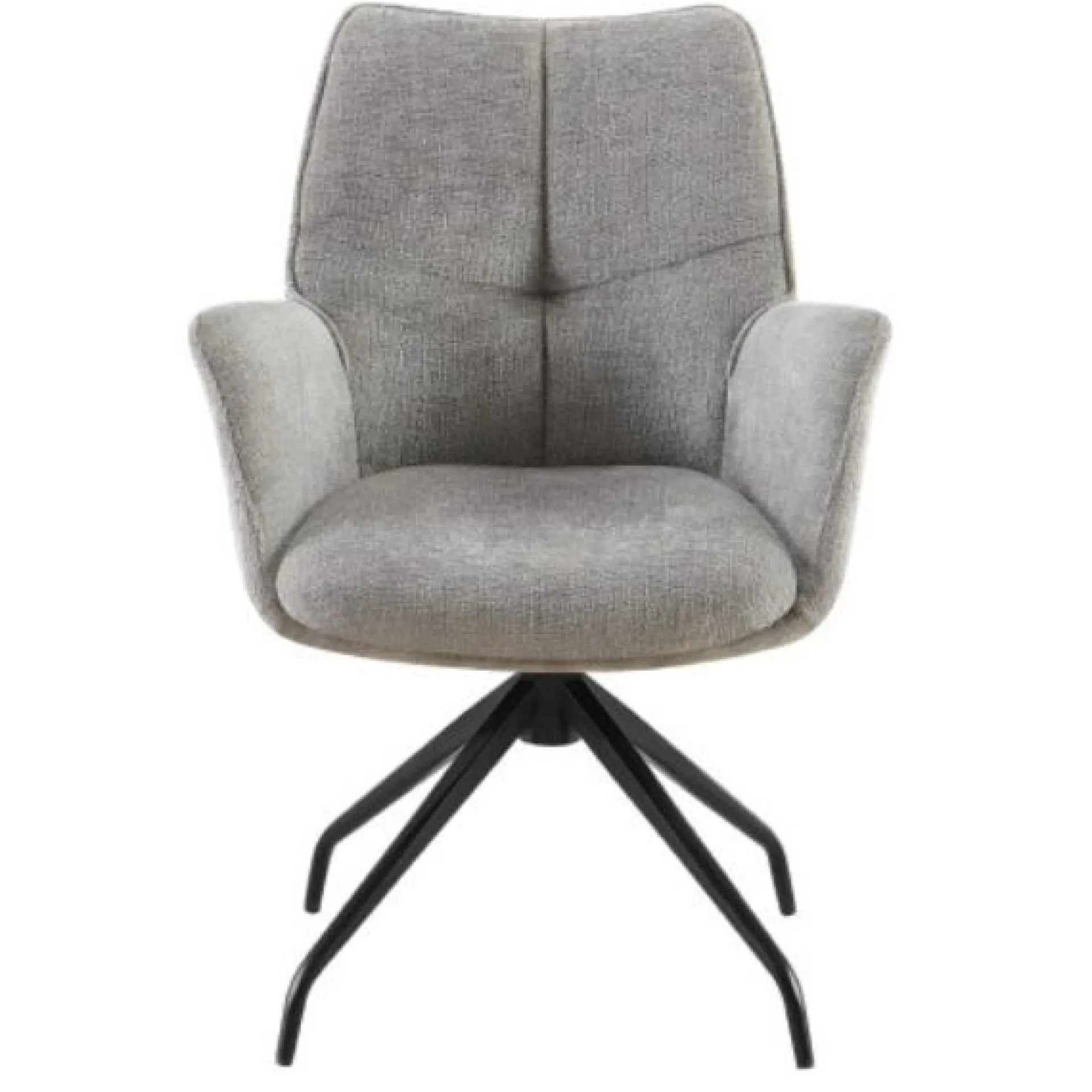Rousseau er Drehsessel 'Lamor' | Stoff und Metallbeine | 86 x 62,5 x 61,5 cm
