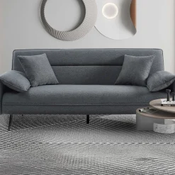 Rousseau es Sivas Sofabett | Eukalyptusrahmen | H-H 95 x B-L 199 x T-P 89 cm