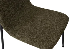 Rousseau er Bouclé-Stuhl Alice | Metallbeine | H81.5xB42xT57cm