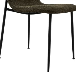 Rousseau er Bouclé-Stuhl Alice | Metallbeine | H81.5xB42xT57cm