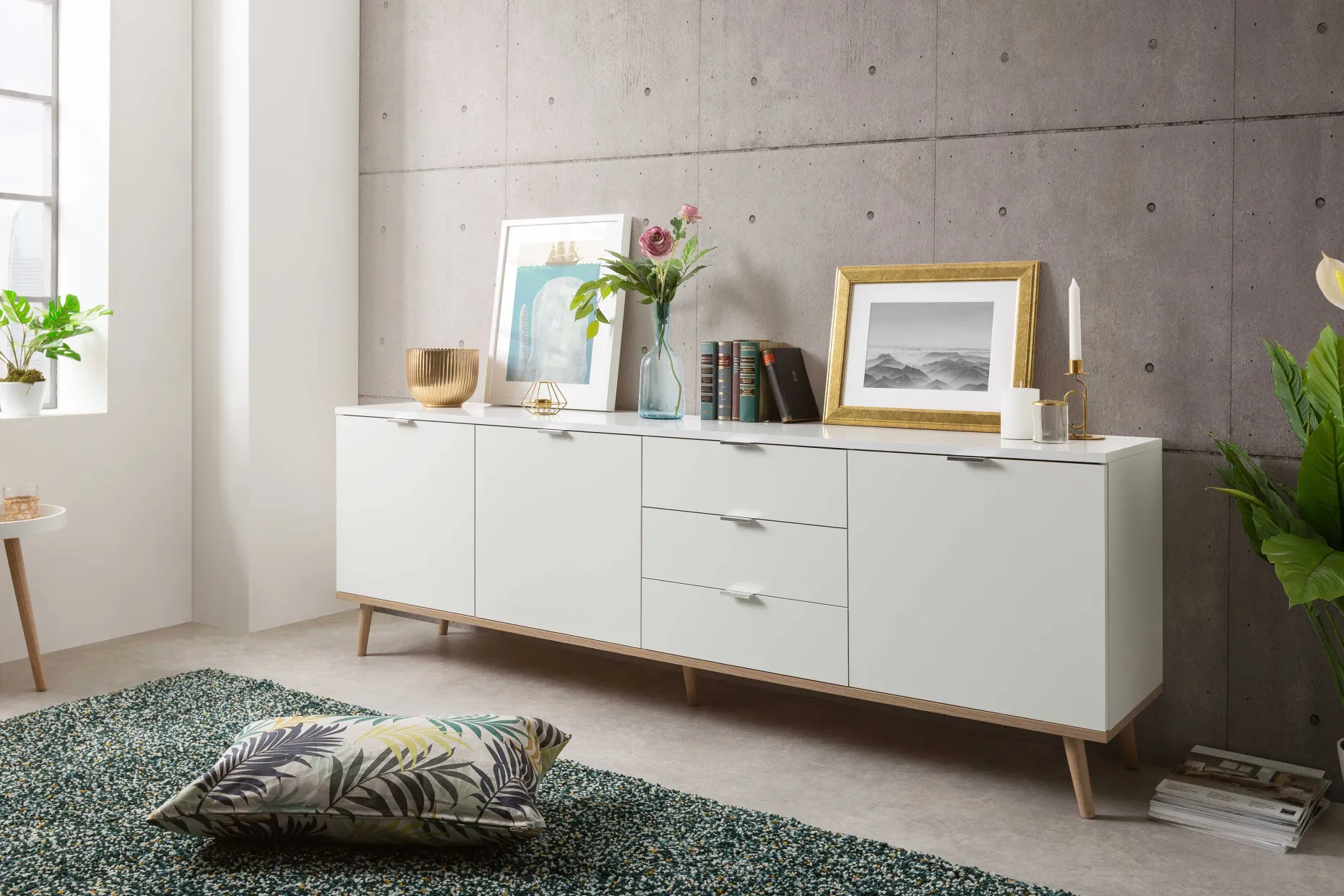 Göteborg Sideboard 3 Türen & 3 Schubladen