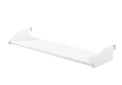 Halbhochbett mit Rutsche Pip 90 x 200 mit 2 Schubladen und Regal Kiefer - grau