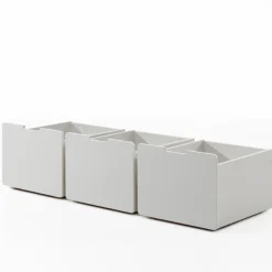 Halbhochbett Pip 90x200 cm mit 3 Schubladen und 1 Wandregal-weiß