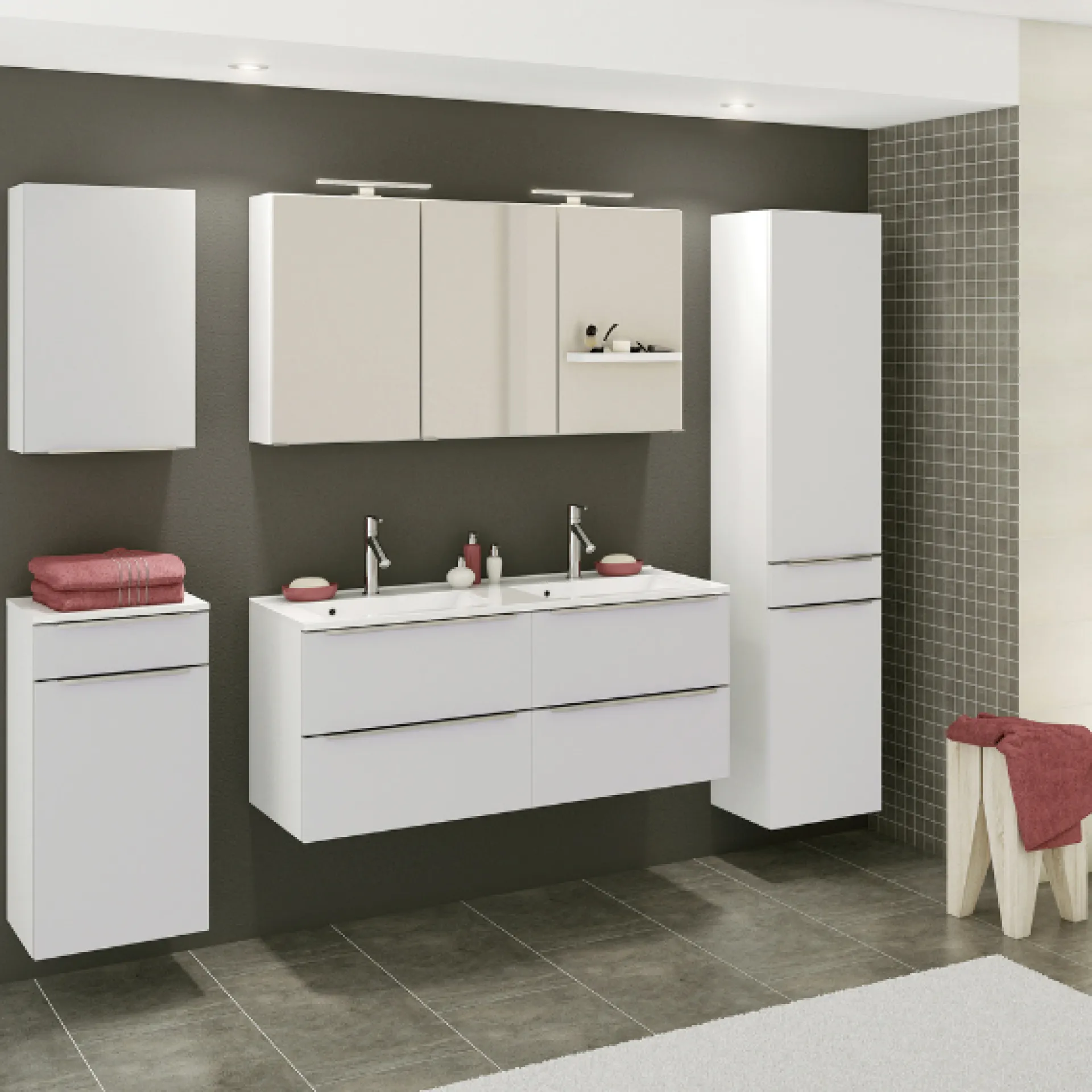 Held Hansen Badezimmer-Kombination 6-