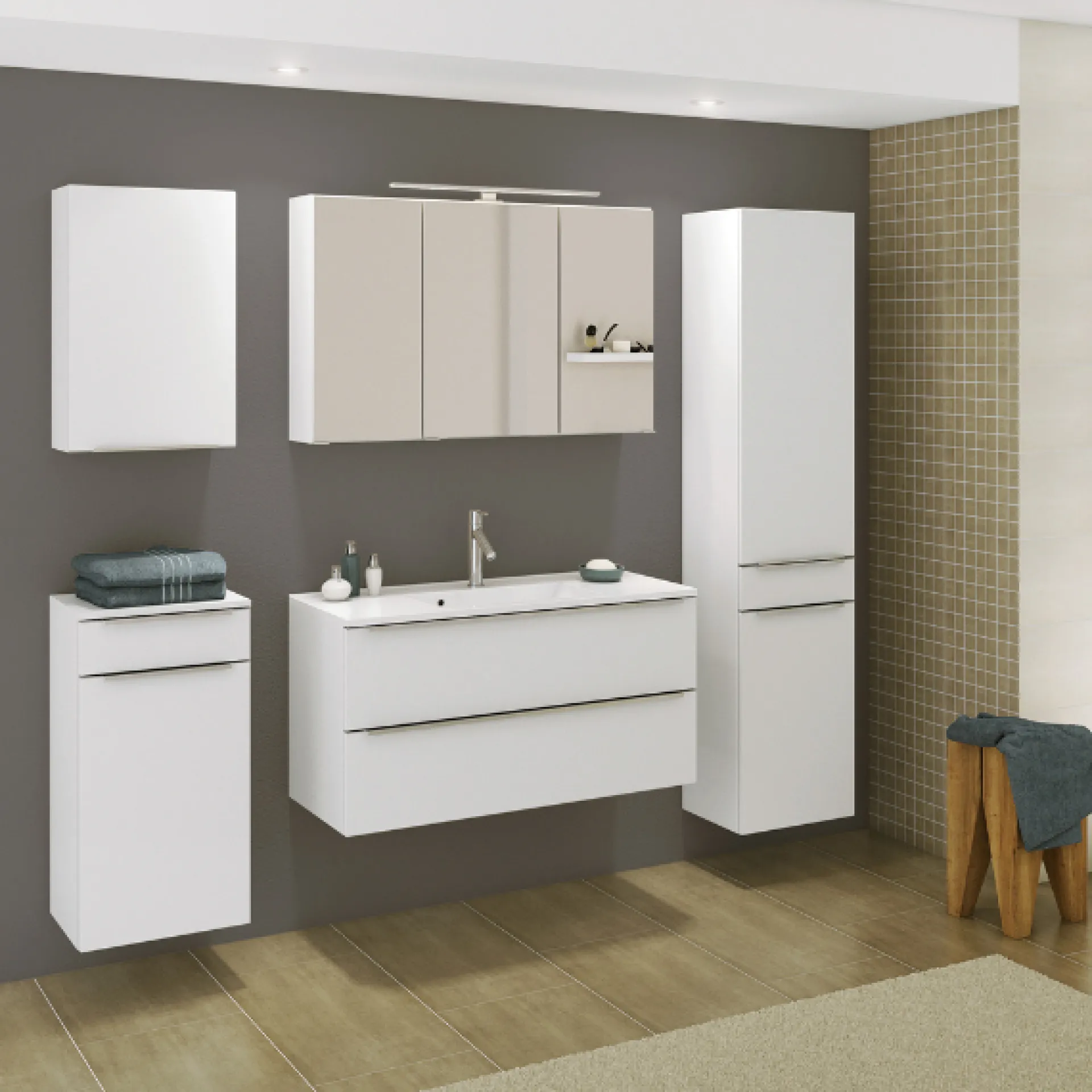 Held Hansen Badezimmer-Kombination 7-