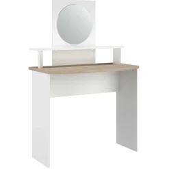 Kinder Parisot Hardy Schminktisch-136cm-mit Spiegel-/Eiche