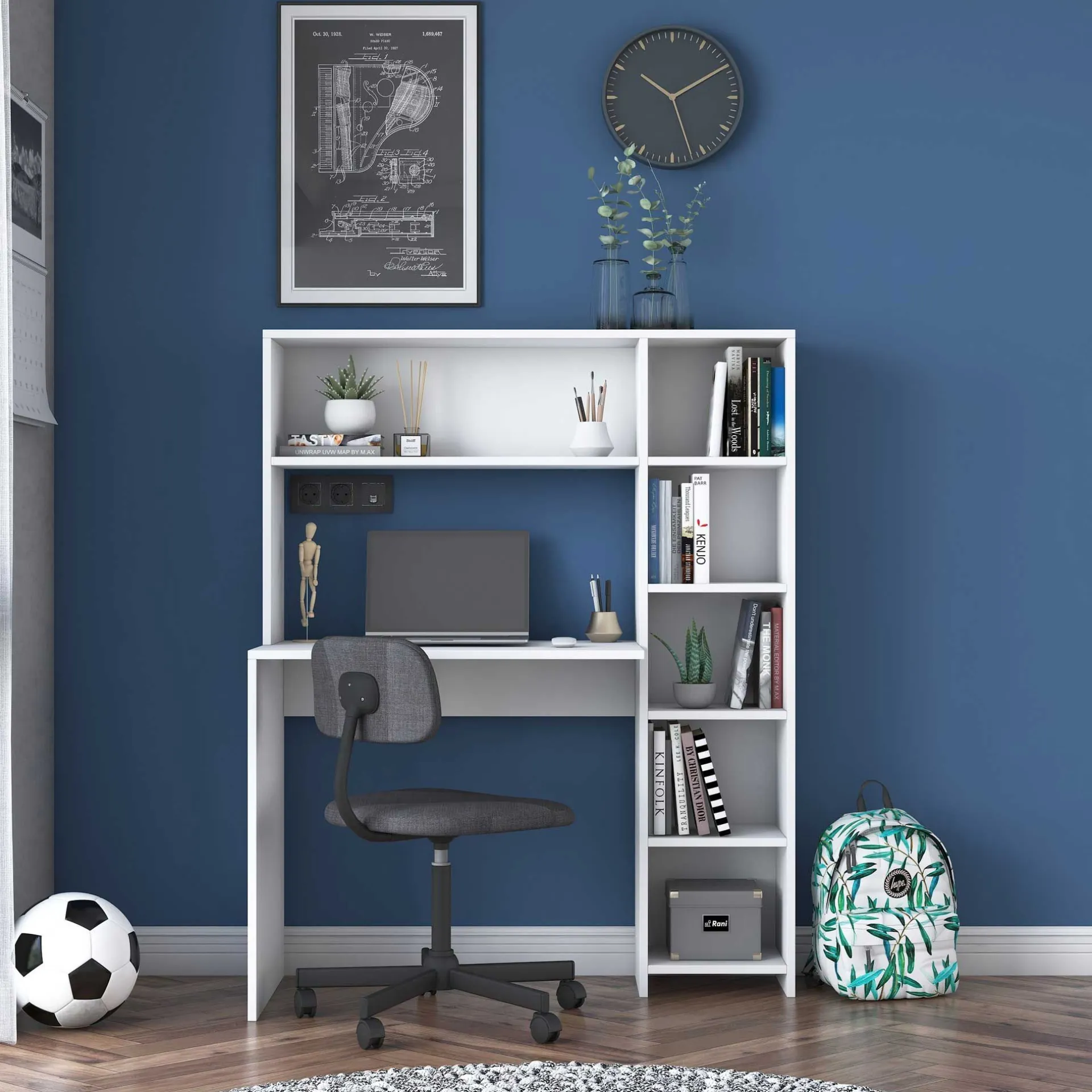 Emob HA14 Schreibtisch | 100 % Melamin |