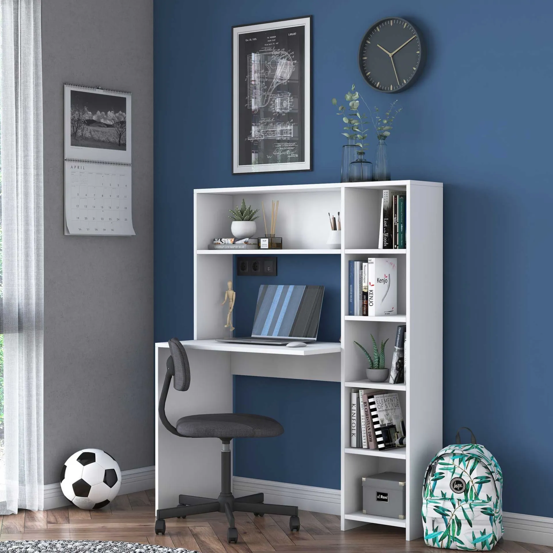 Emob HA14 Schreibtisch | 100 % Melamin |