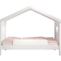 Hausbett Amori 90x200 cm mit Rausfallschutz - weiß