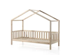 Haus Bett Dallas 2 90x200 - Kieferholz
