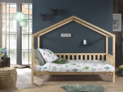 Haus Bett Dallas 2 90x200 - Kieferholz