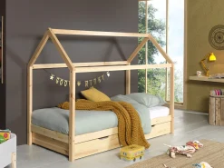 Hausbett Dallas 1 90x200 - Kieferholz