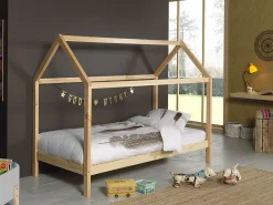 Hausbett Dallas 1 90x200 - Kieferholz