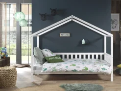 Hausbett Dallas 2 90x200 - weiß