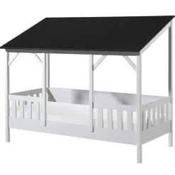 Hausbett Malia 90x200 - schwarzes Dach