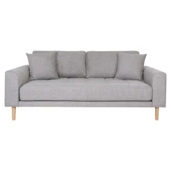 House Nordic Helles Lido 2,5-Sitzer-Sofa - Naturholzbeine
