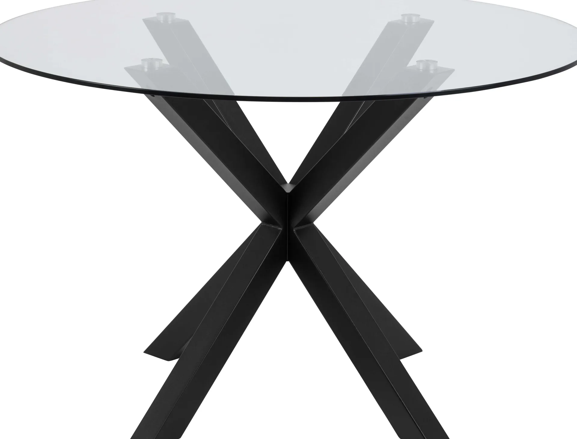 Emob Hennie Runder Esstisch - Ø119cm - Tischplatte aus Glas
