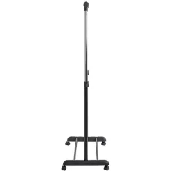 Höhenverstellbare Trolley-Garderobe, Stahl verchromt
