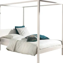 Himmelbett Charlotte 140x200 - weiß
