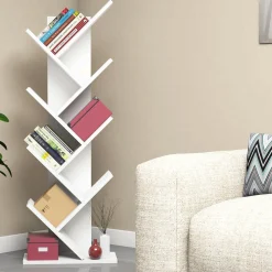 Hitit Bücherregal | 100 % MELAMIN | Weiß