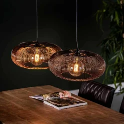 Emob Hängelampe Chisa 2x Ø43 - nickel