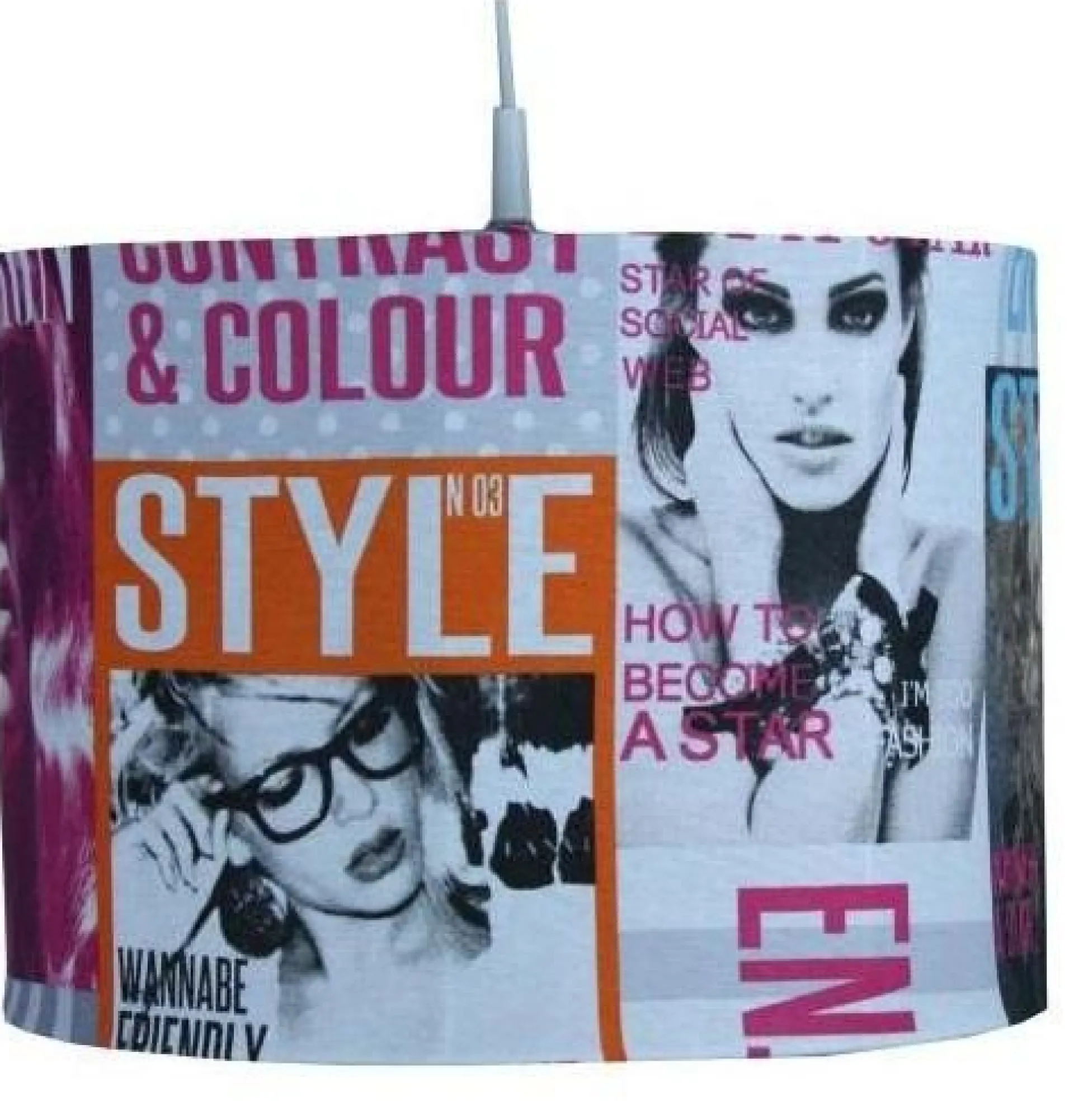 Kinder Bink Bedding Hängelampe Fashion Fuchsia