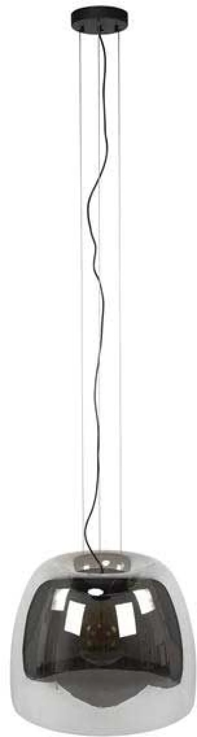 Emob Hängeleuchte Drift - Ø48x150cm - es Rauchglas