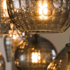 Emob Hängeleuchte Jairo 7 Lichtquellen - Rauchglas