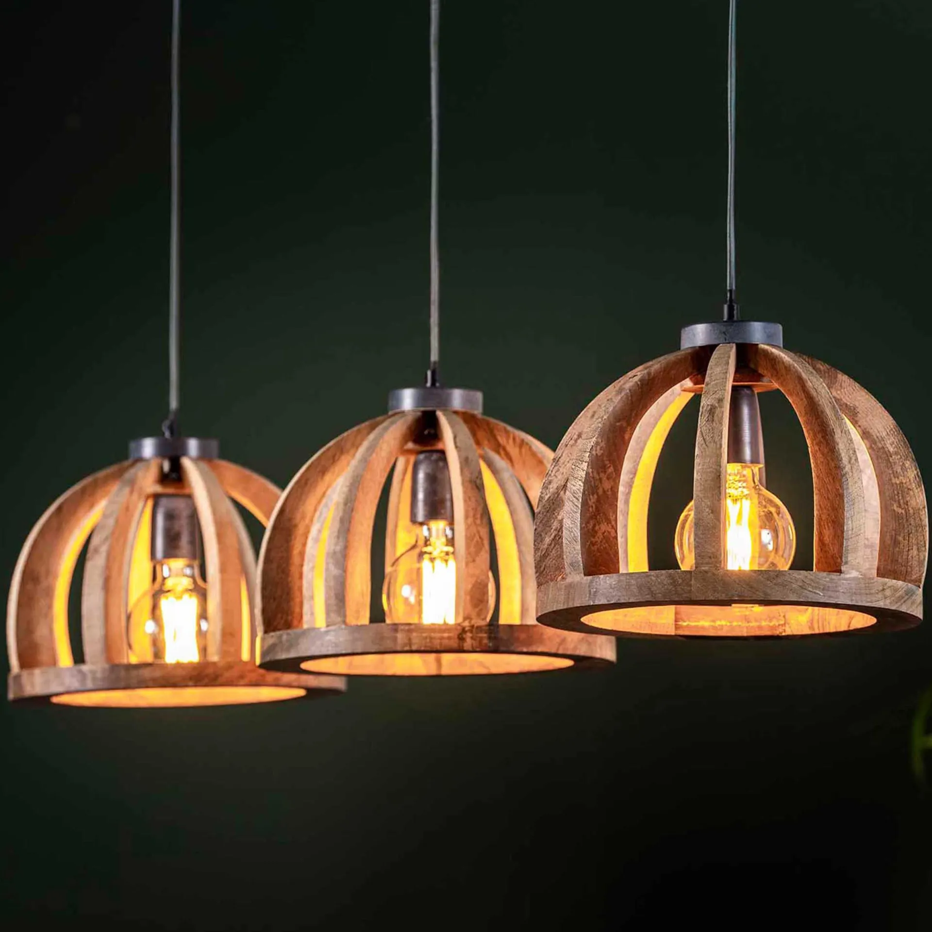 Emob Hängeleuchte Lenno 3x Ø30 - Mango