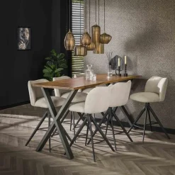 Emob Hängeleuchten-Set Denz | 40 x 93 x 150 cm | Farbe Bernstein