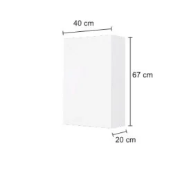 Hängeschrank Brama/Kornel/Pisca 40cm 1 Tür - weiß