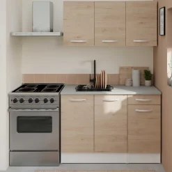Hängeschrank Eko 80cm mit 2 Türen - Eiche
