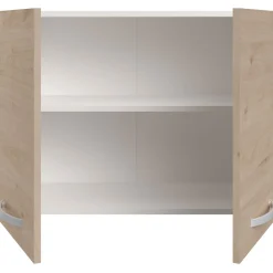 Hängeschrank Eko 80cm mit 2 Türen - Eiche