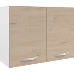 Hängeschrank Eko 80cm mit 2 Türen - Eiche