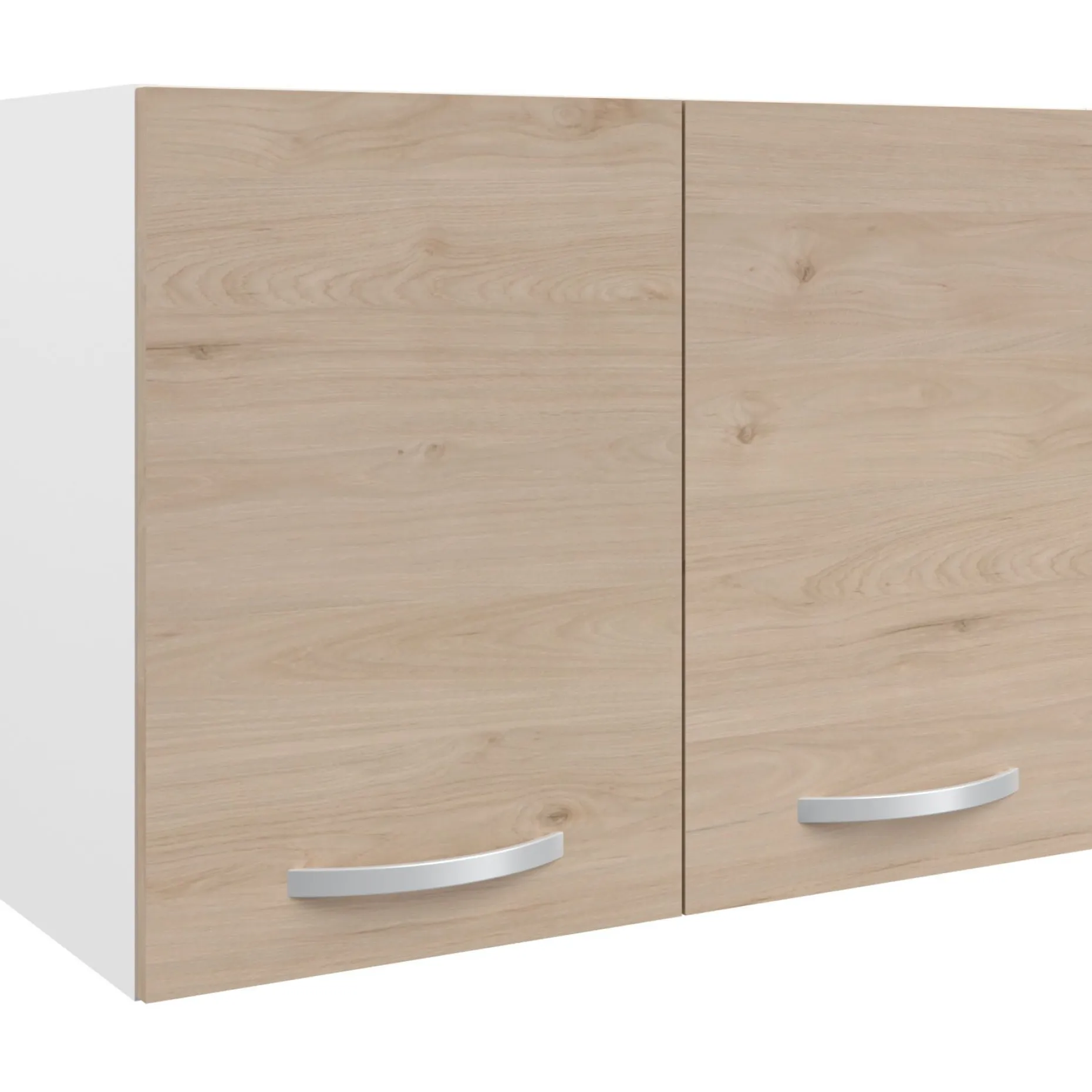 Hängeschrank Eko 80cm mit 2 Türen - Eiche