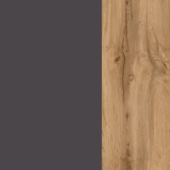 Hängeschrank Karan 60cm 1 Tür - Eiche/anthrazit