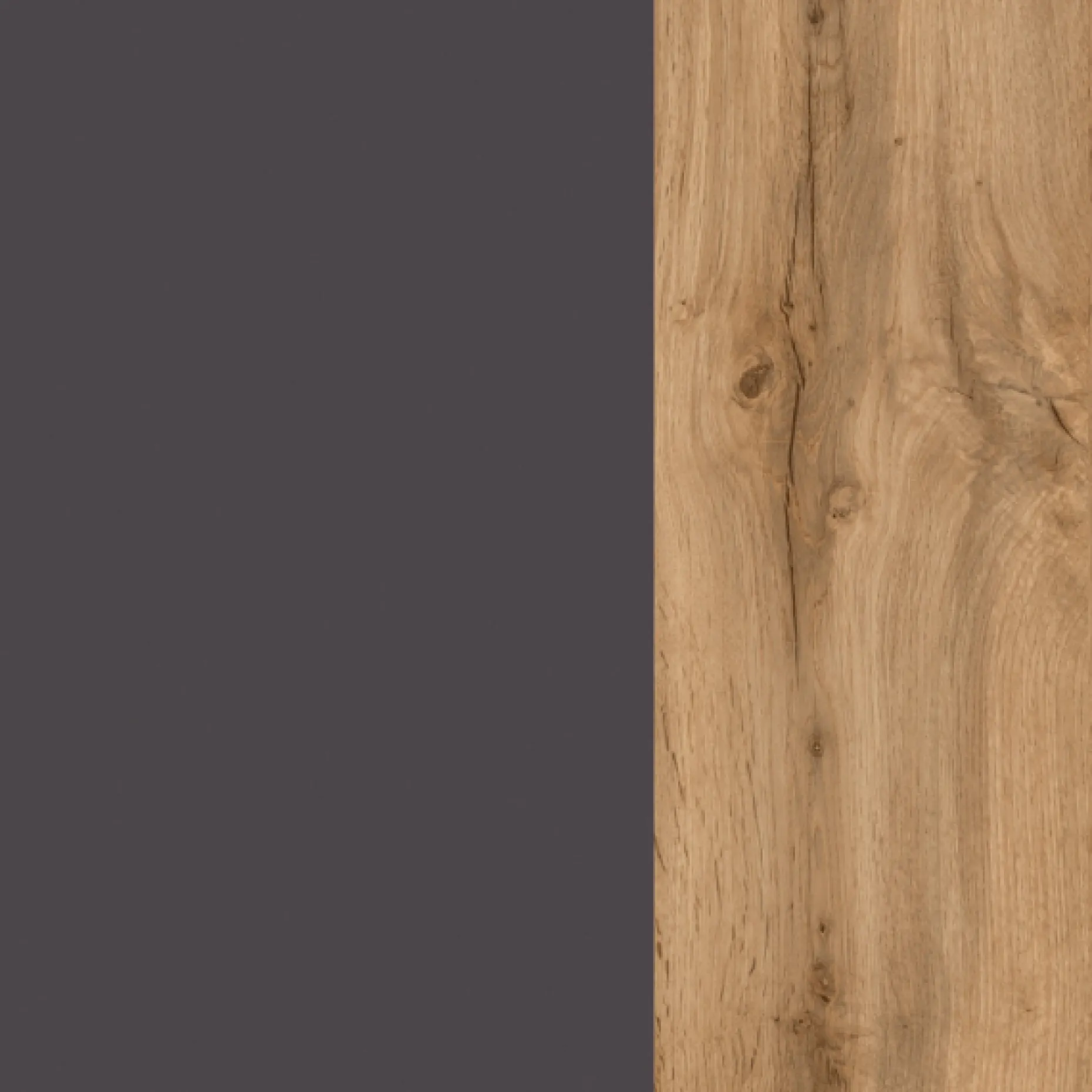 Hängeschrank Karan 60cm 1 Tür - Eiche/anthrazit