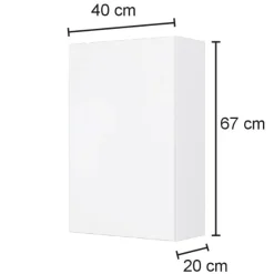 Hängeschrank Pisca 40cm 1 Tür - Eiche