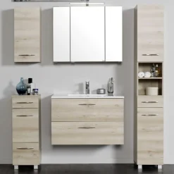Hängeschrank Portofino | 30 x 20 x 64 cm | Beech Oak Design