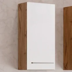 Hängeschrank Sefa 30cm 1 Tür - Eiche/Weiß