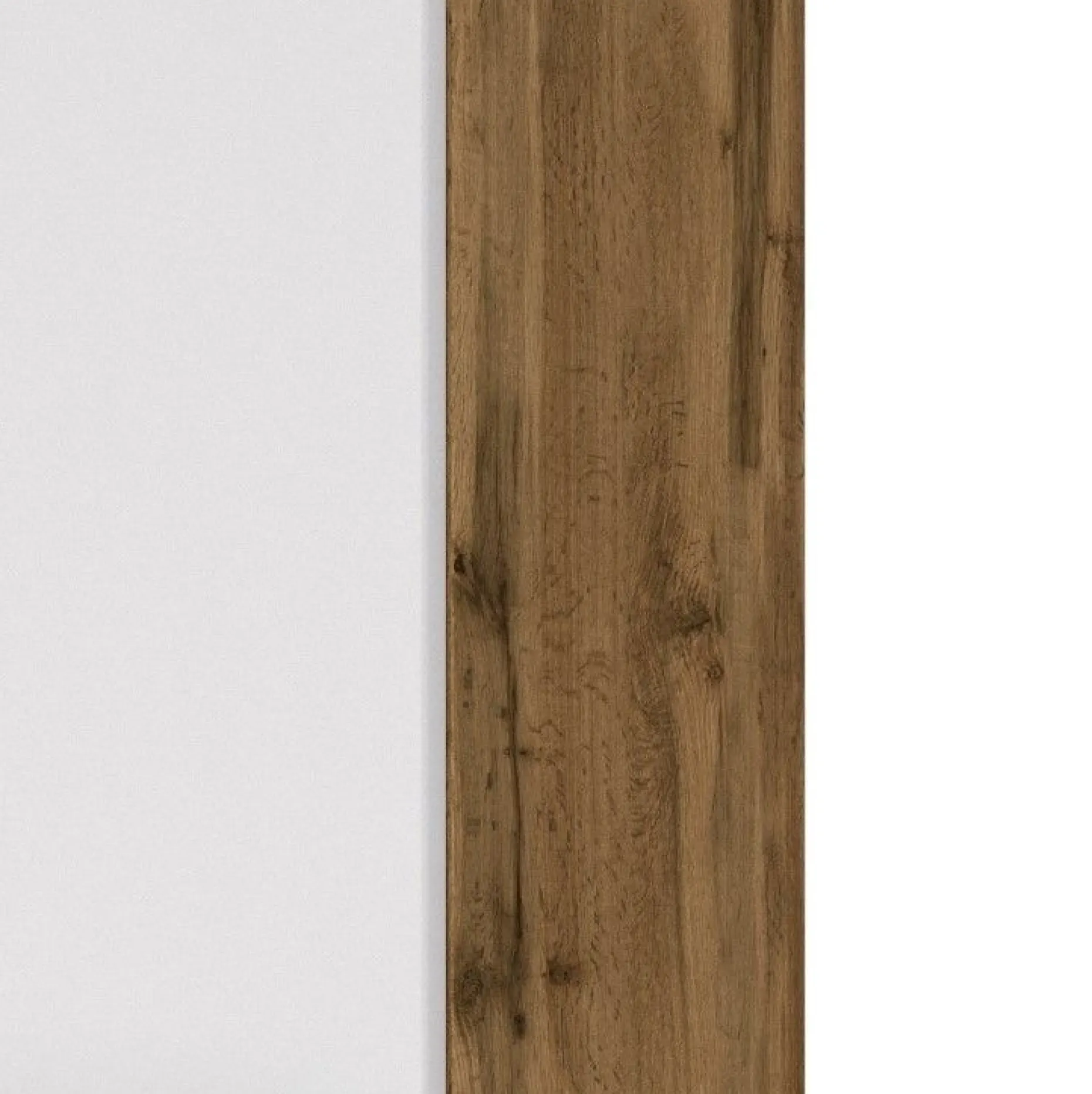 Hängeschrank Sefa 30cm 1 Tür - Eiche/Weiß